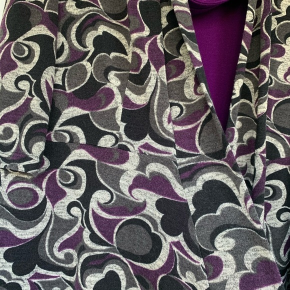 Roz & Ali Two Piece Lightweight Sweater Set-size2X - Picture 8 of 14